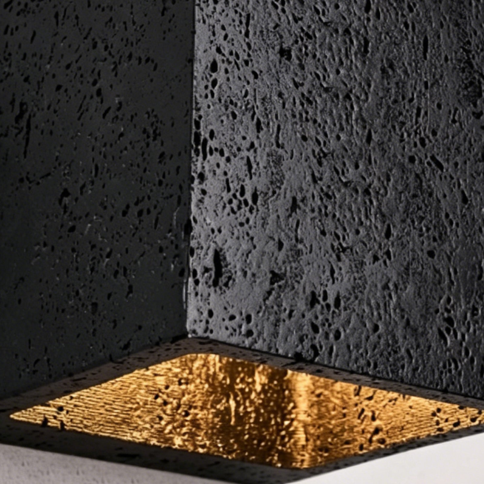 Porous Black Travertine Lithic Texture