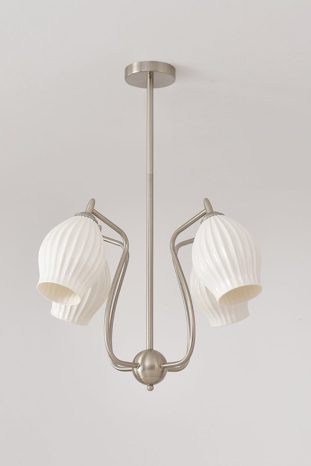 Ceramic Ribbed Chandelier - SamuLighting