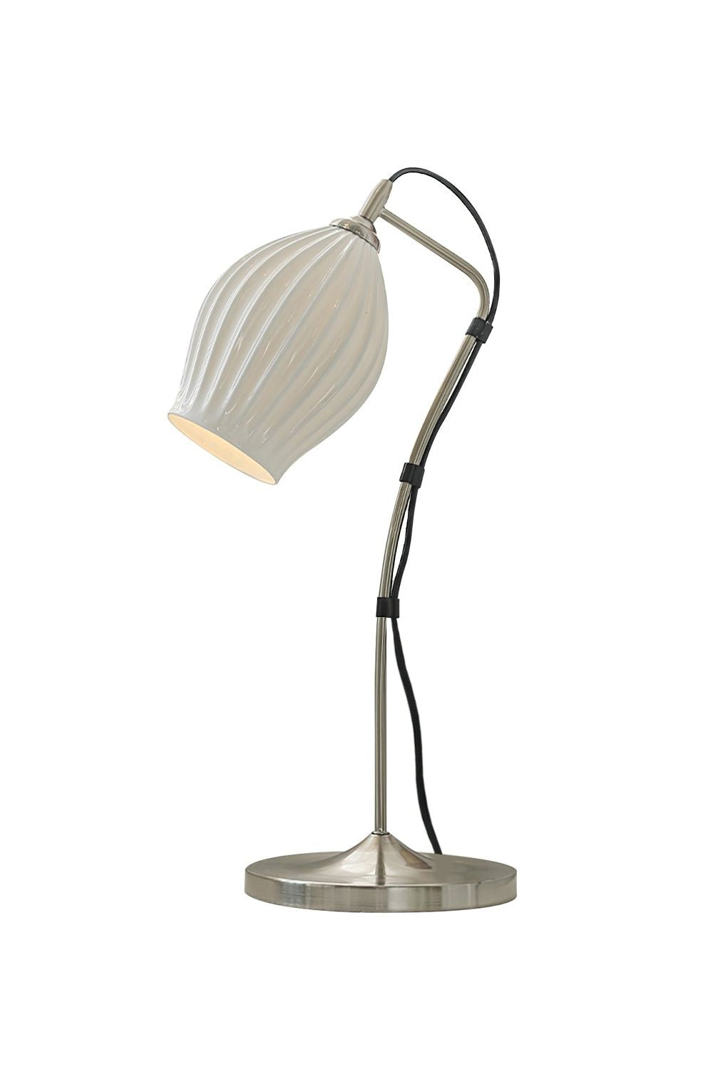 Ceramic Ribbed Table Lamp - SamuLighting