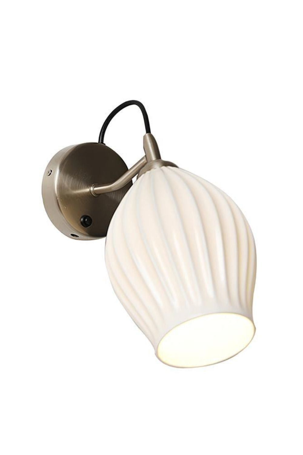 Ceramic Ribbed Wall light - SamuLighting