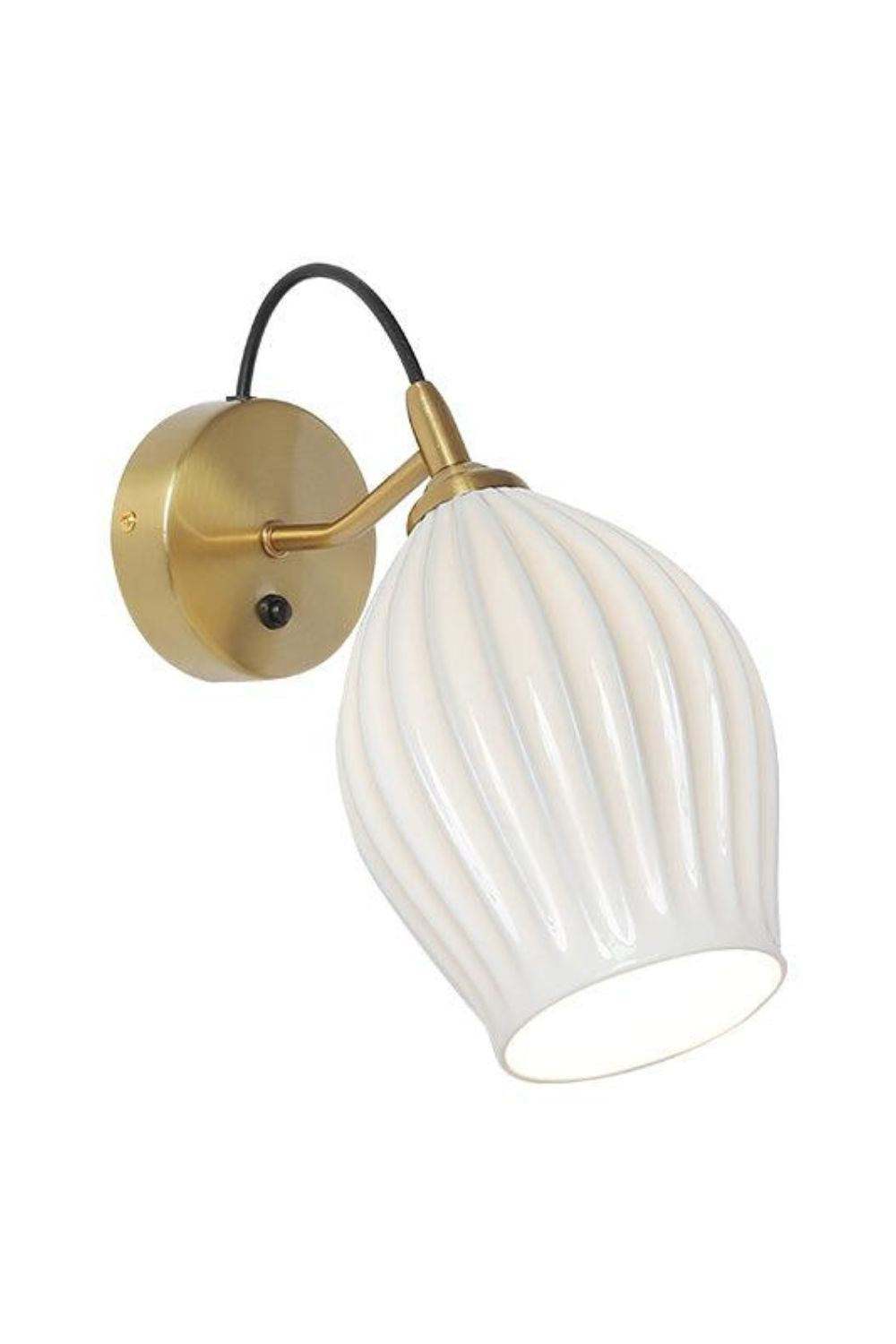 Ceramic Ribbed Wall light - SamuLighting