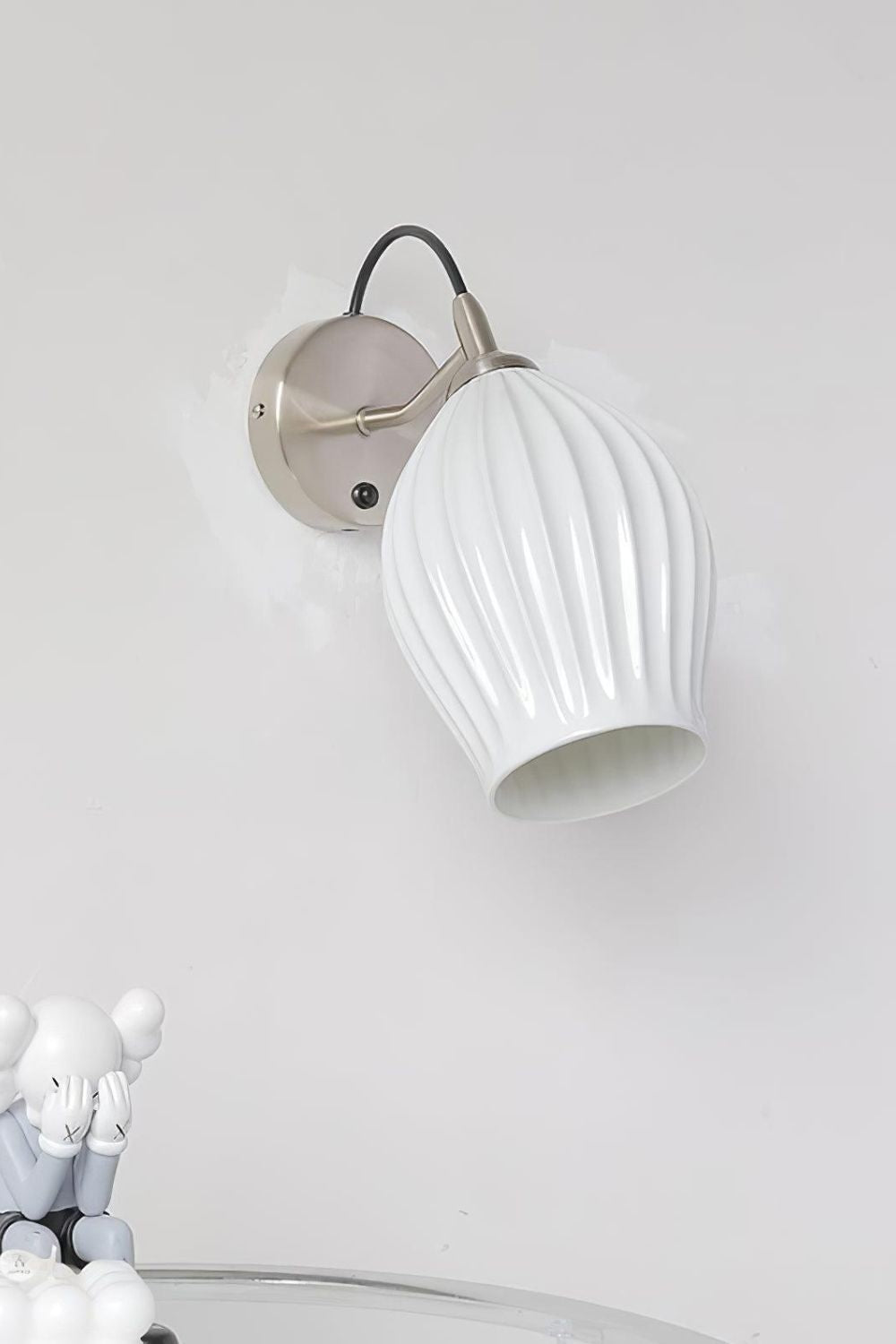 Ceramic Ribbed Wall light - SamuLighting