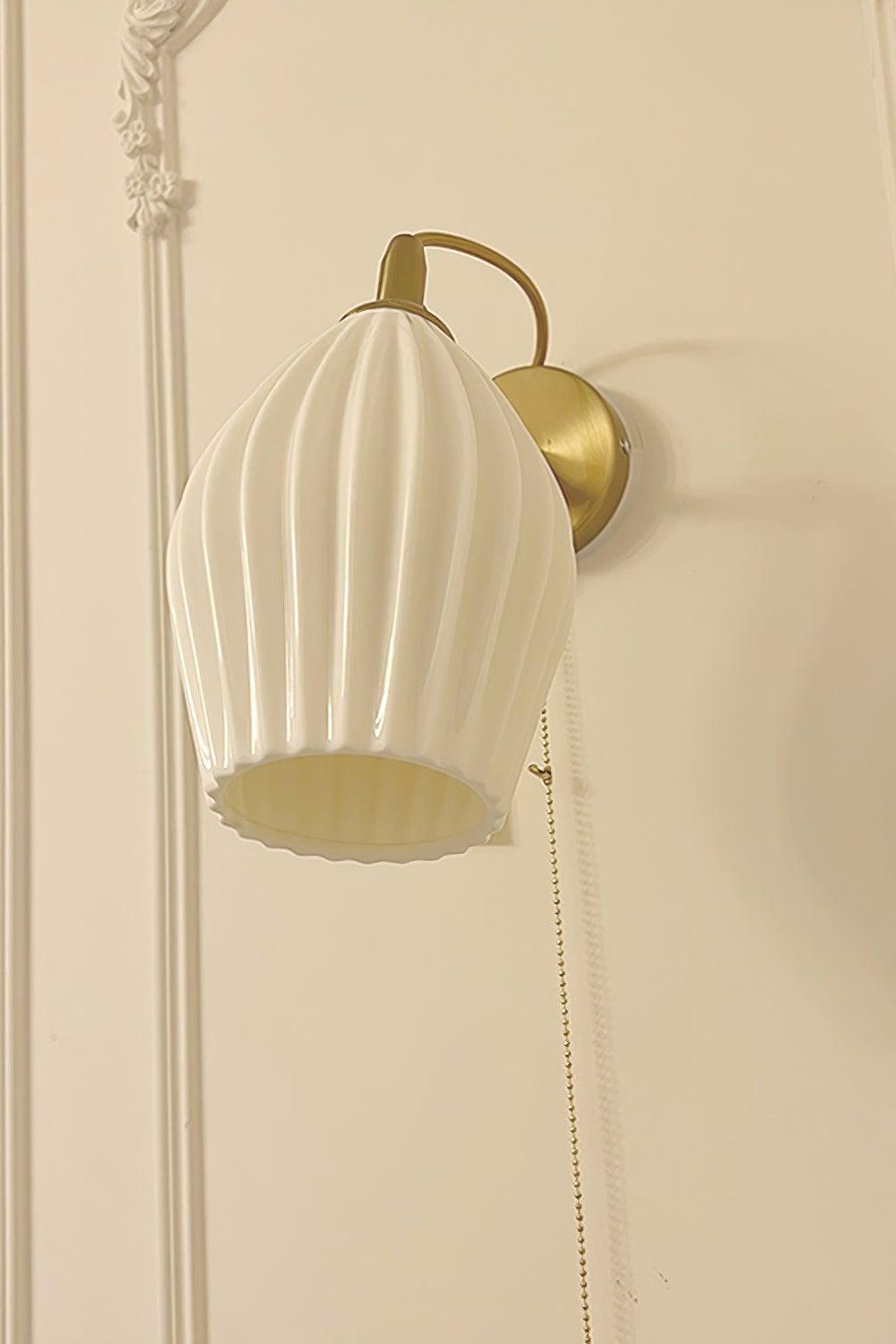 Ceramic Ribbed Wall light - SamuLighting