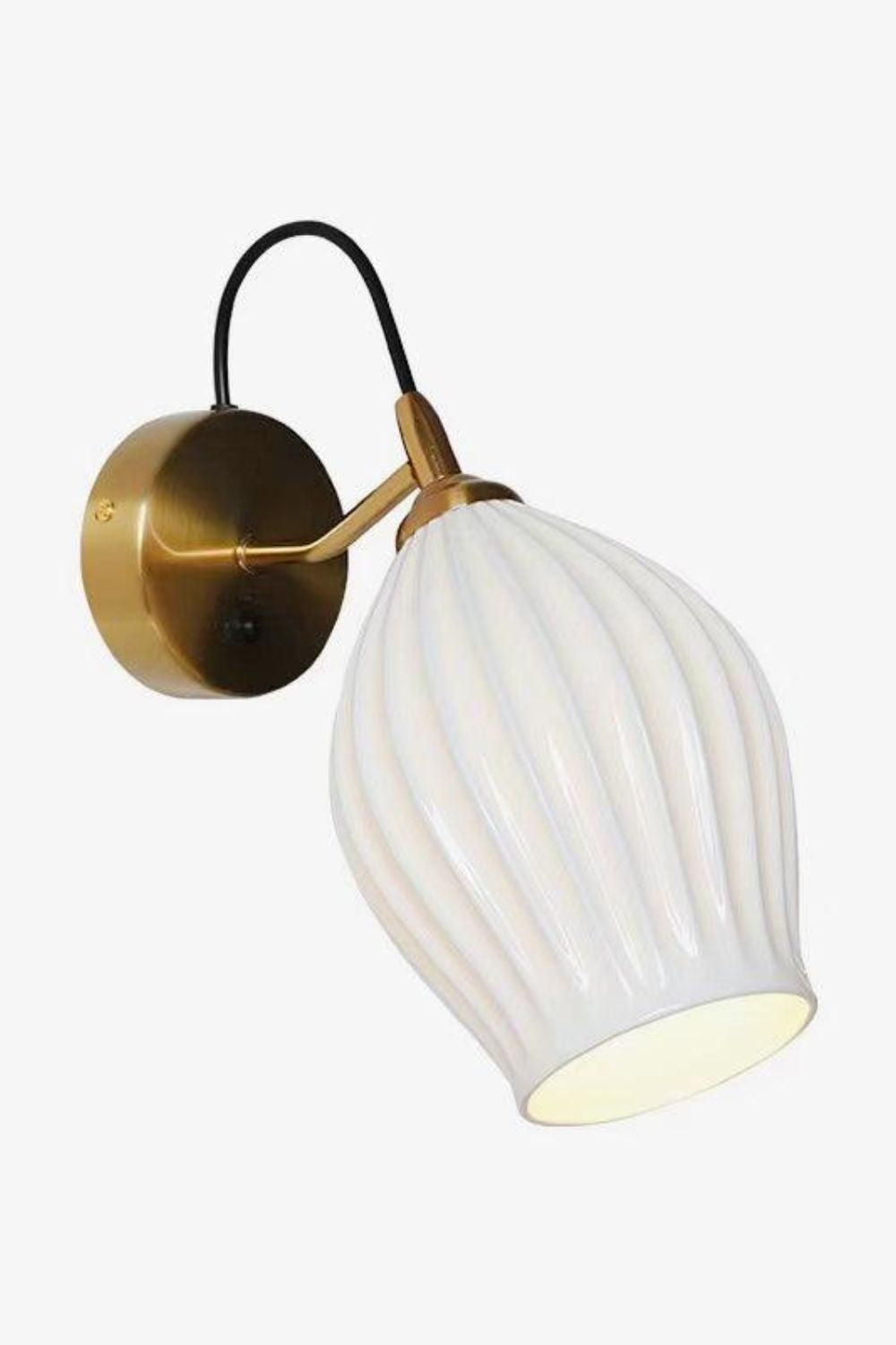 Ceramic Ribbed Wall light - SamuLighting