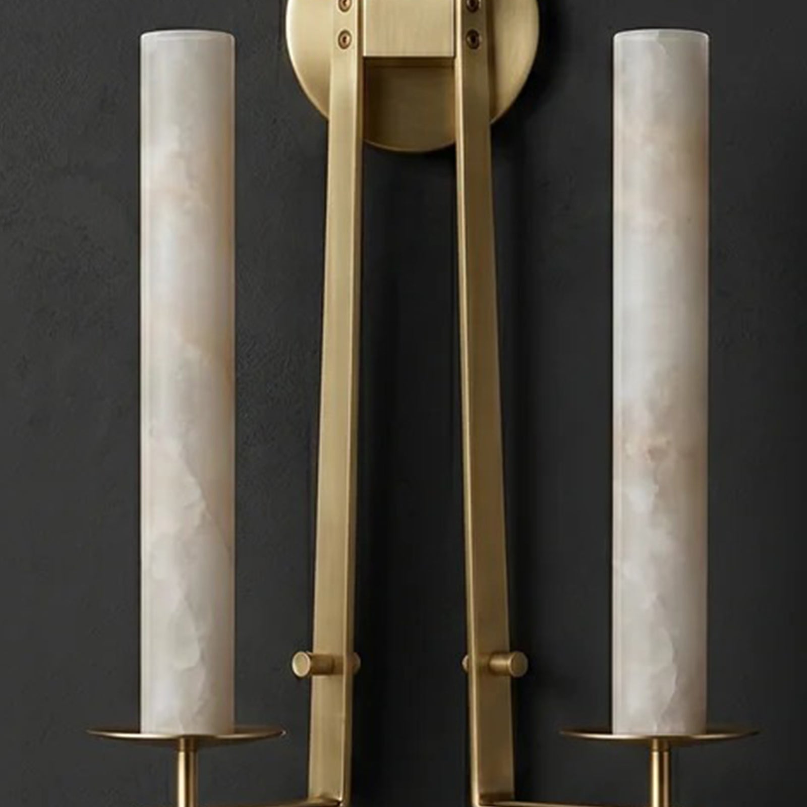 Twin Alabaster Pillars