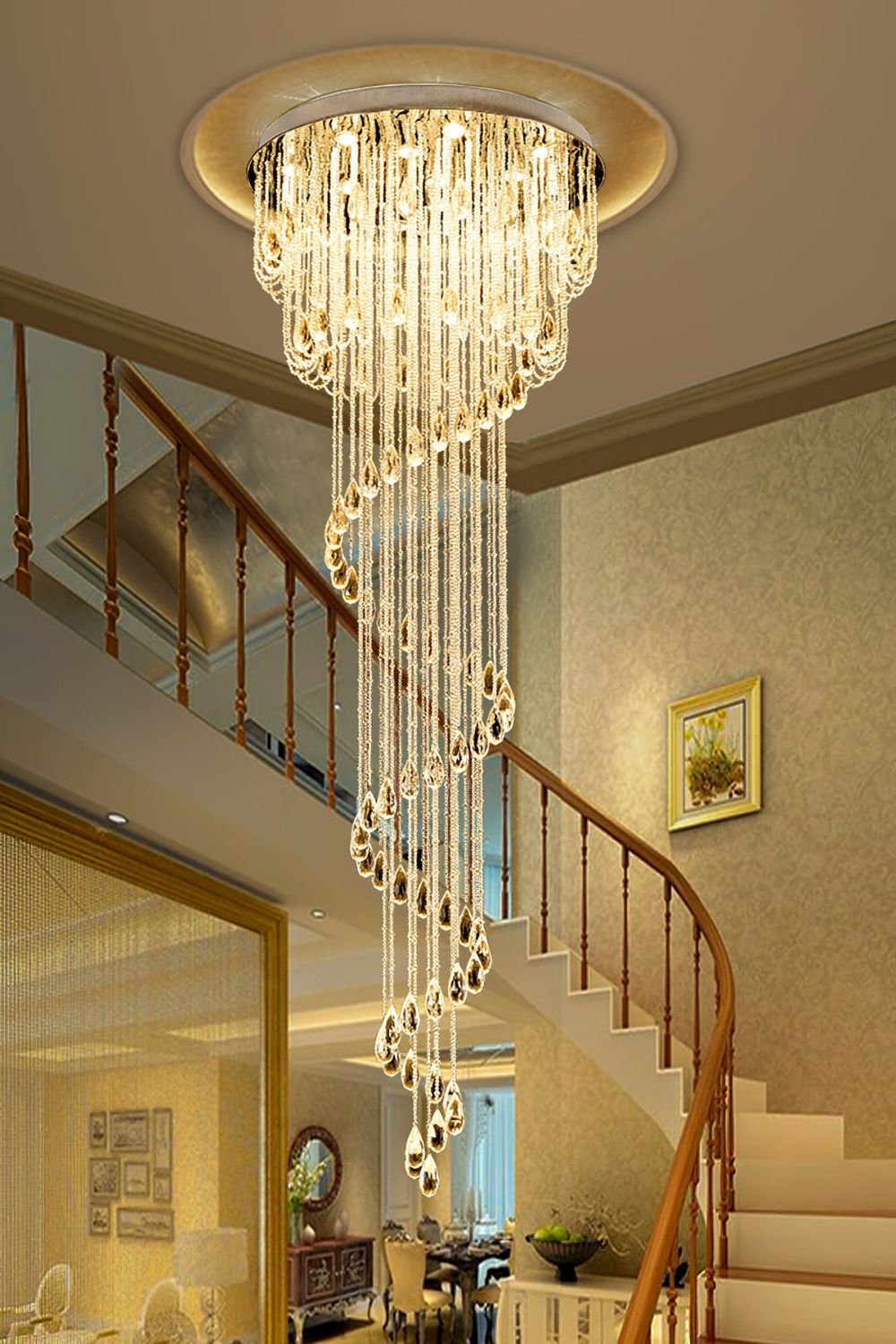 Classic Symphony Spiral Chandelier - SamuLighting