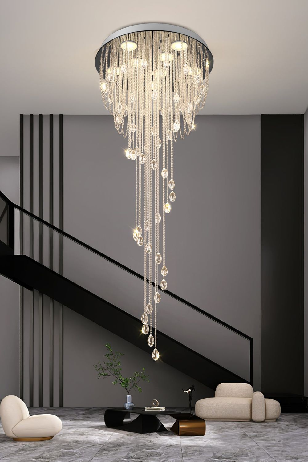 Classic Symphony Spiral Chandelier - SamuLighting