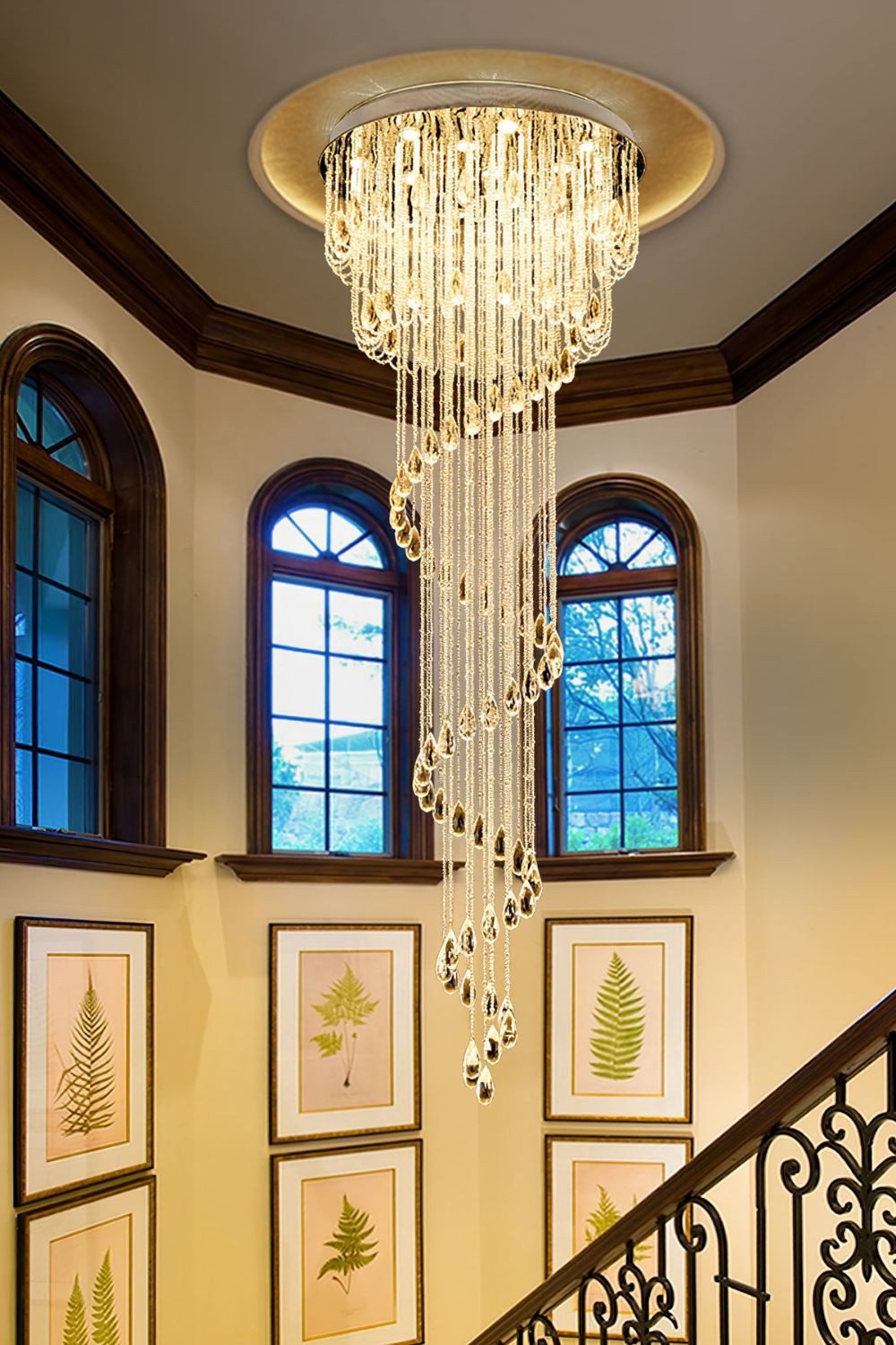 Classic Symphony Spiral Chandelier - SamuLighting