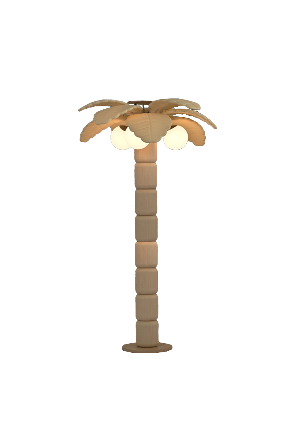 Coconut Tree Outdoor Floor Lamp