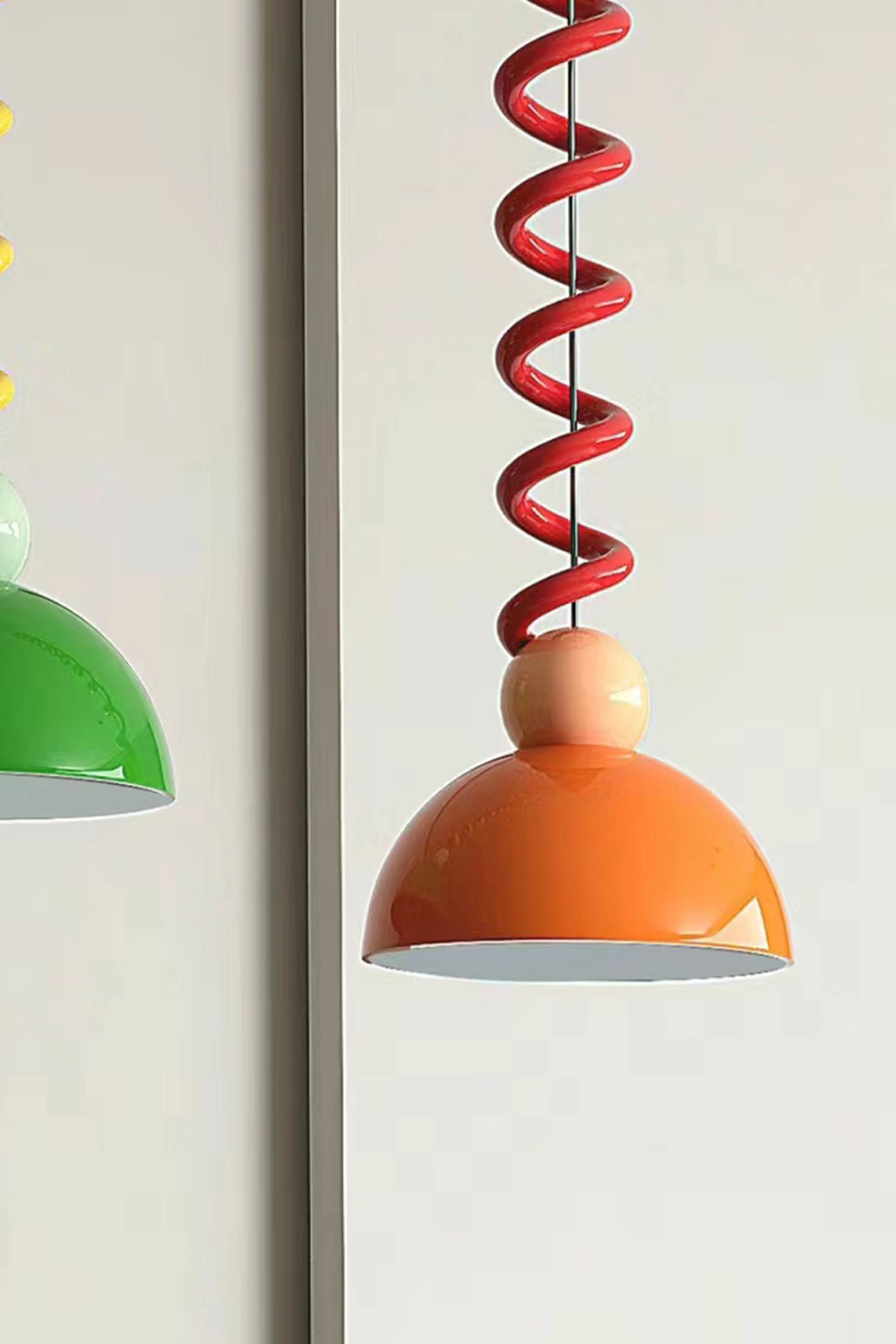 Coil Spring Pendant Light