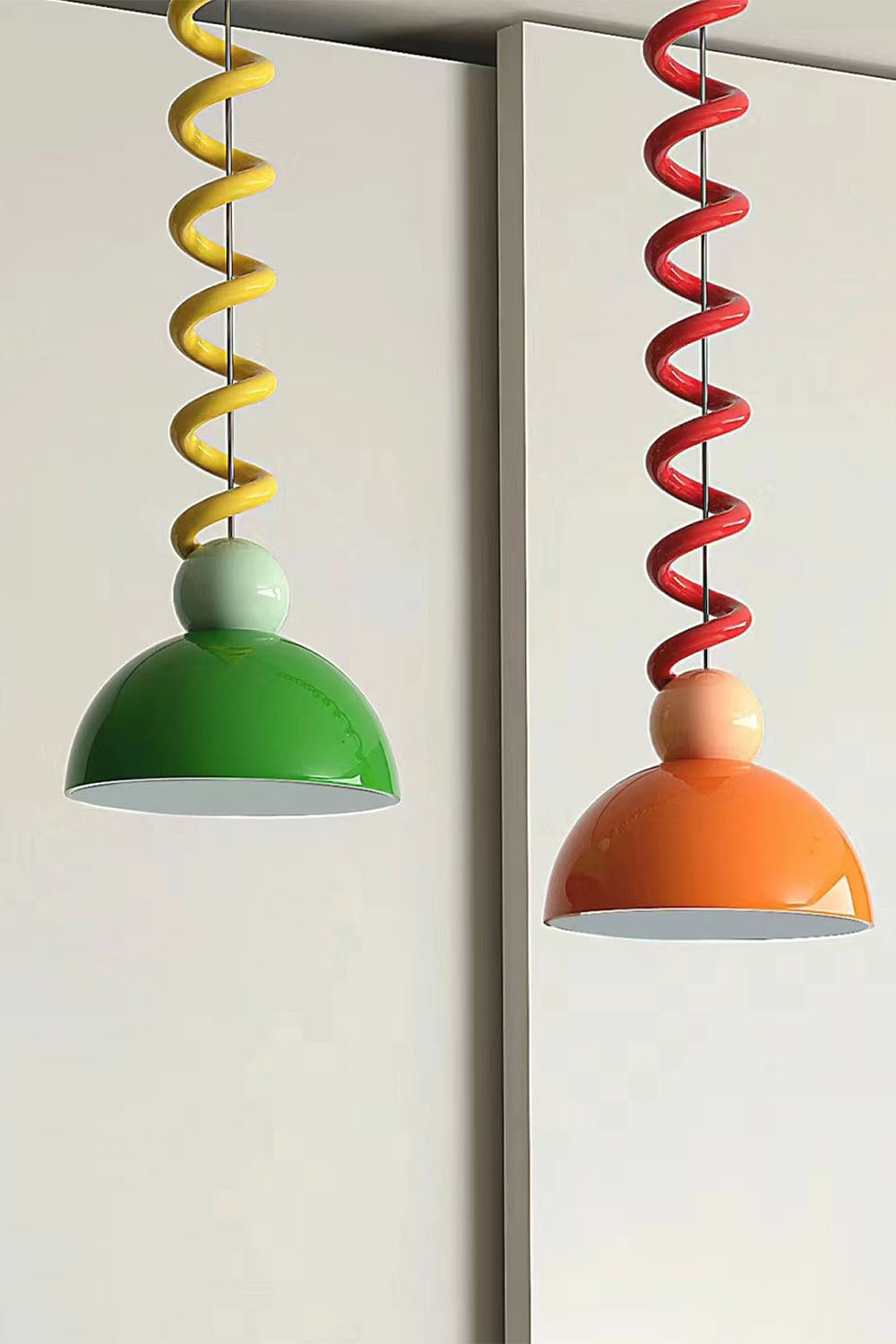 Coil Spring Pendant Light