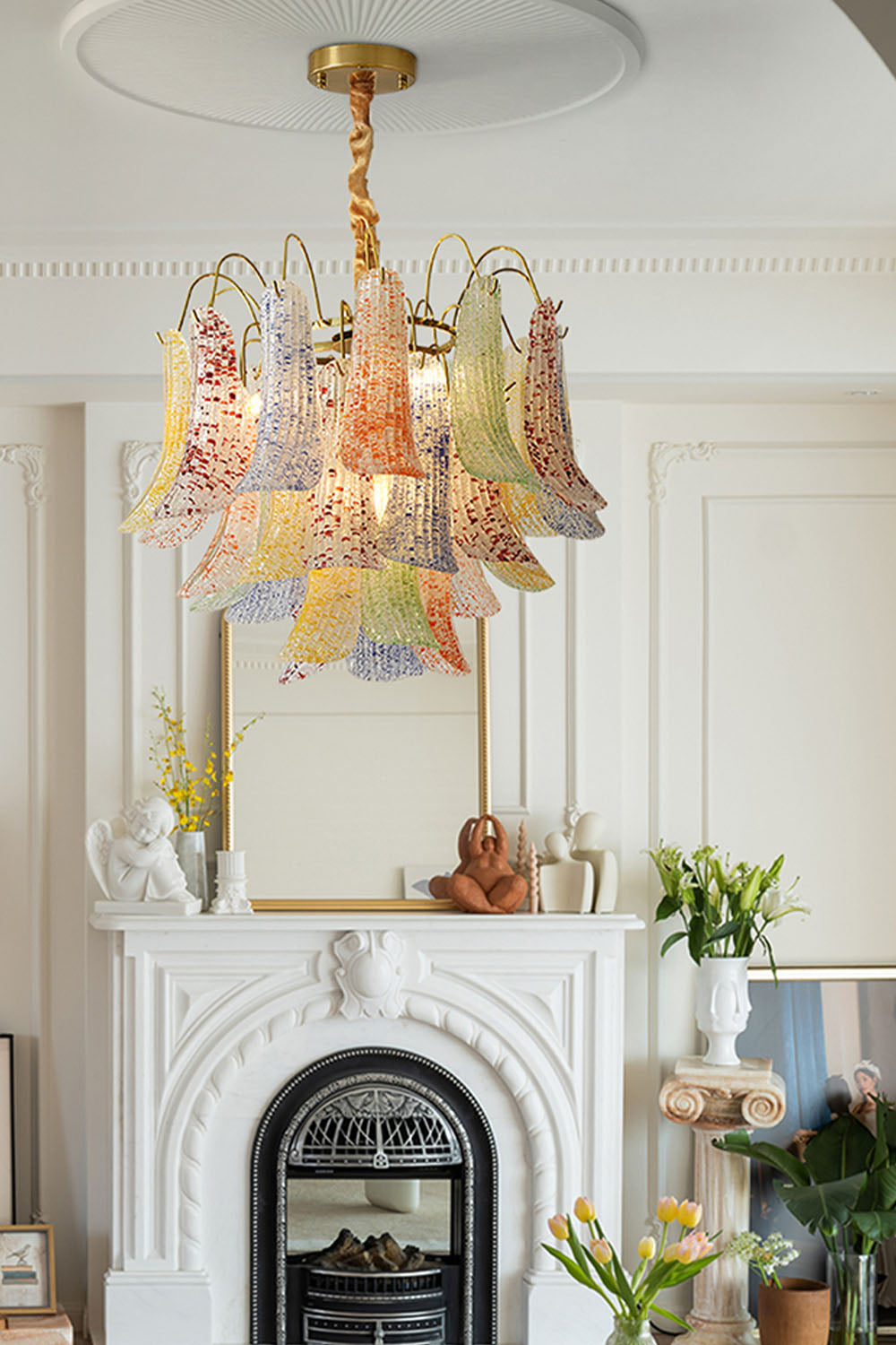 Colorful Murano Glass Chandelier