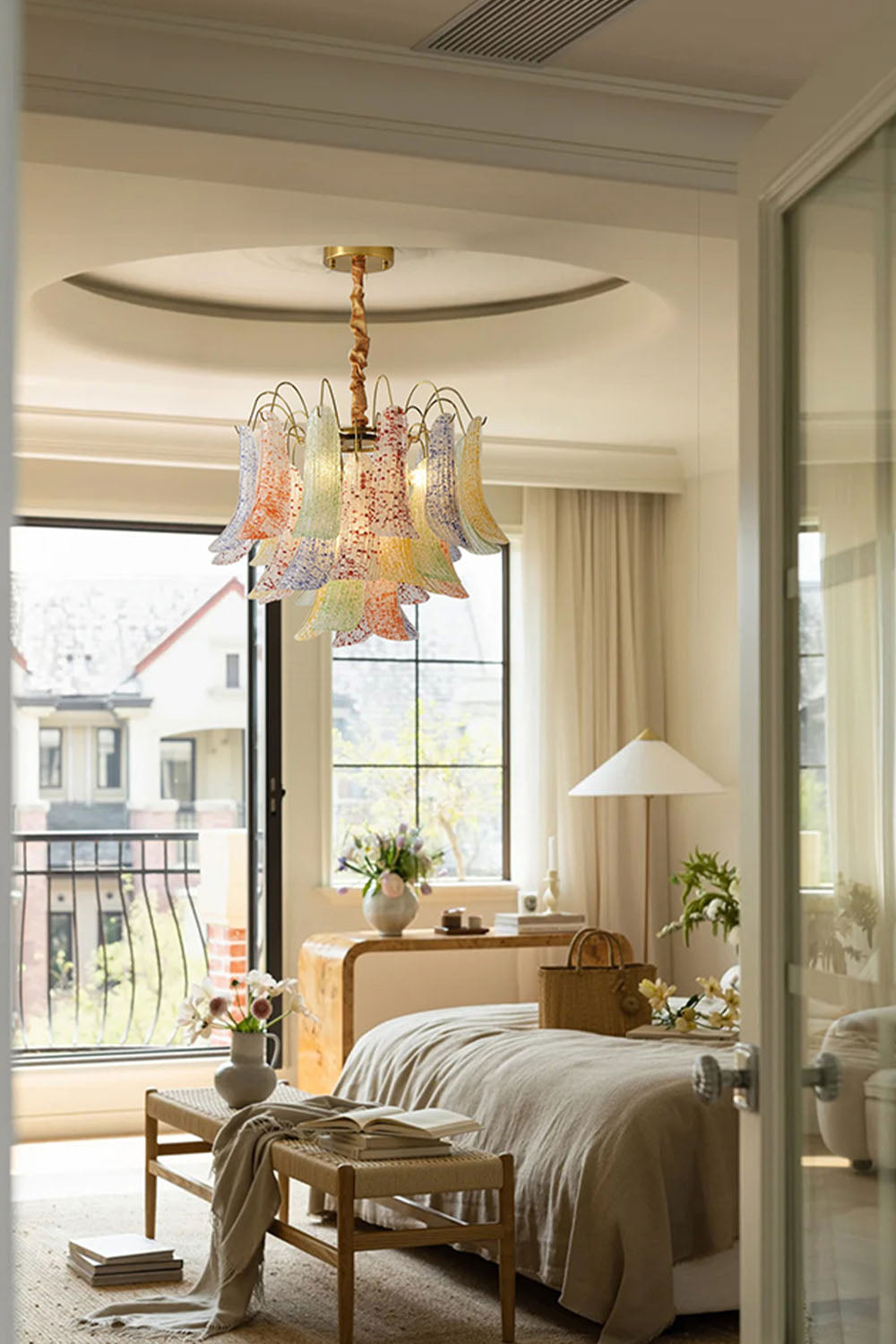 Colorful Murano Glass Chandelier