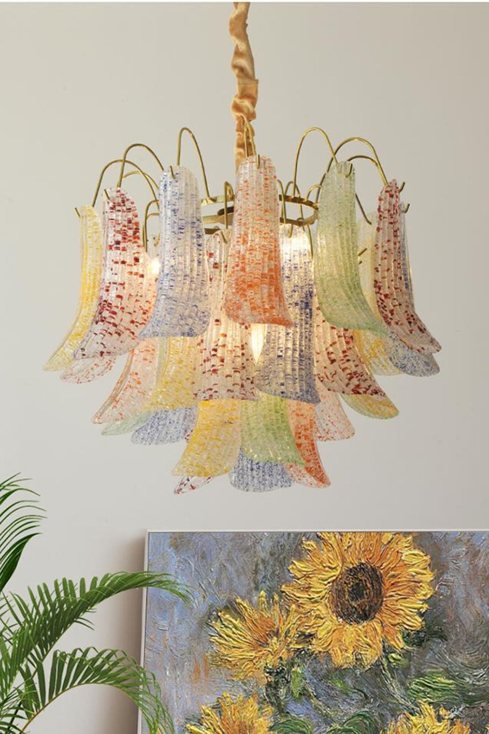 Colorful Murano Glass Chandelier