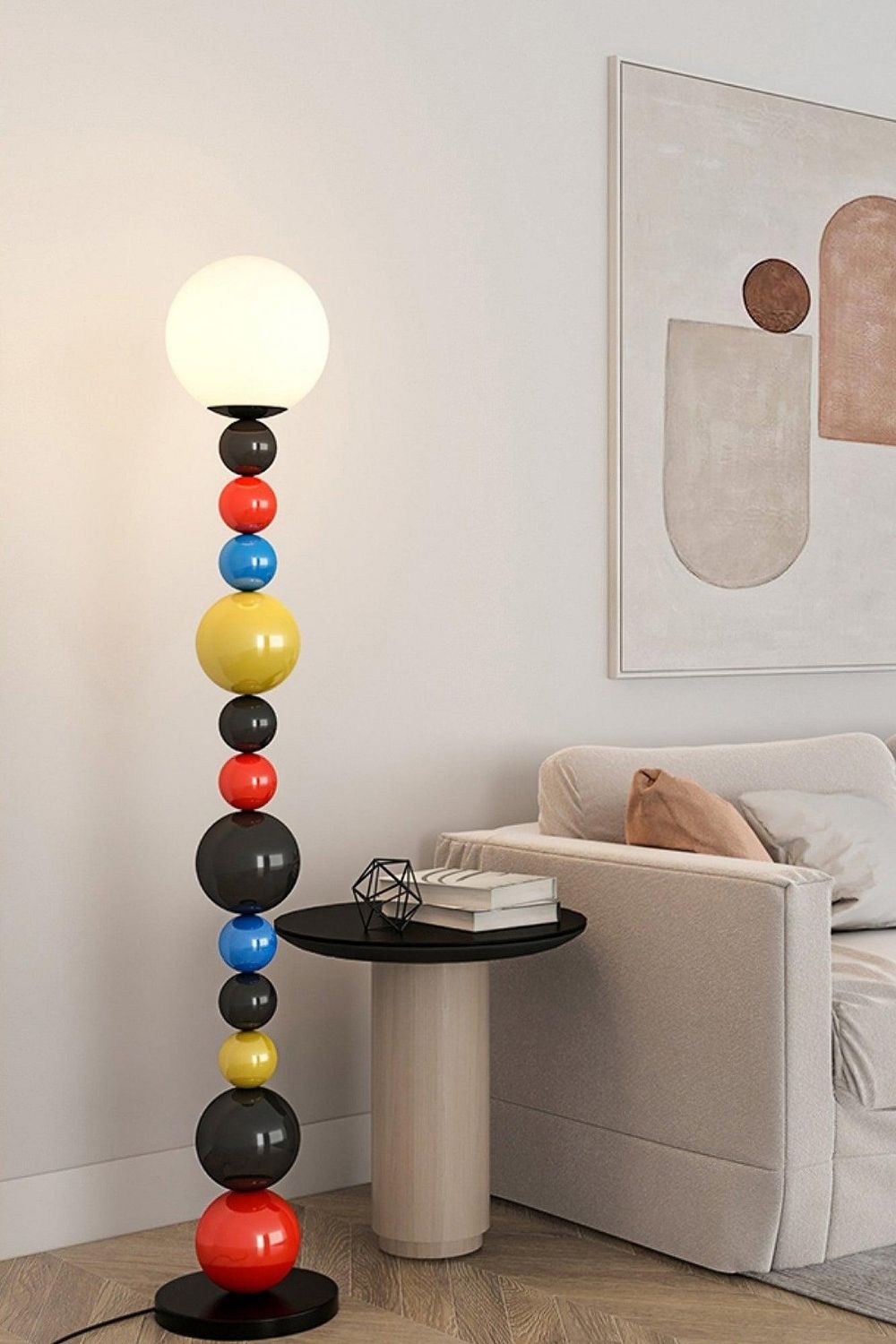 Colorful Round Ball Floor Lamp