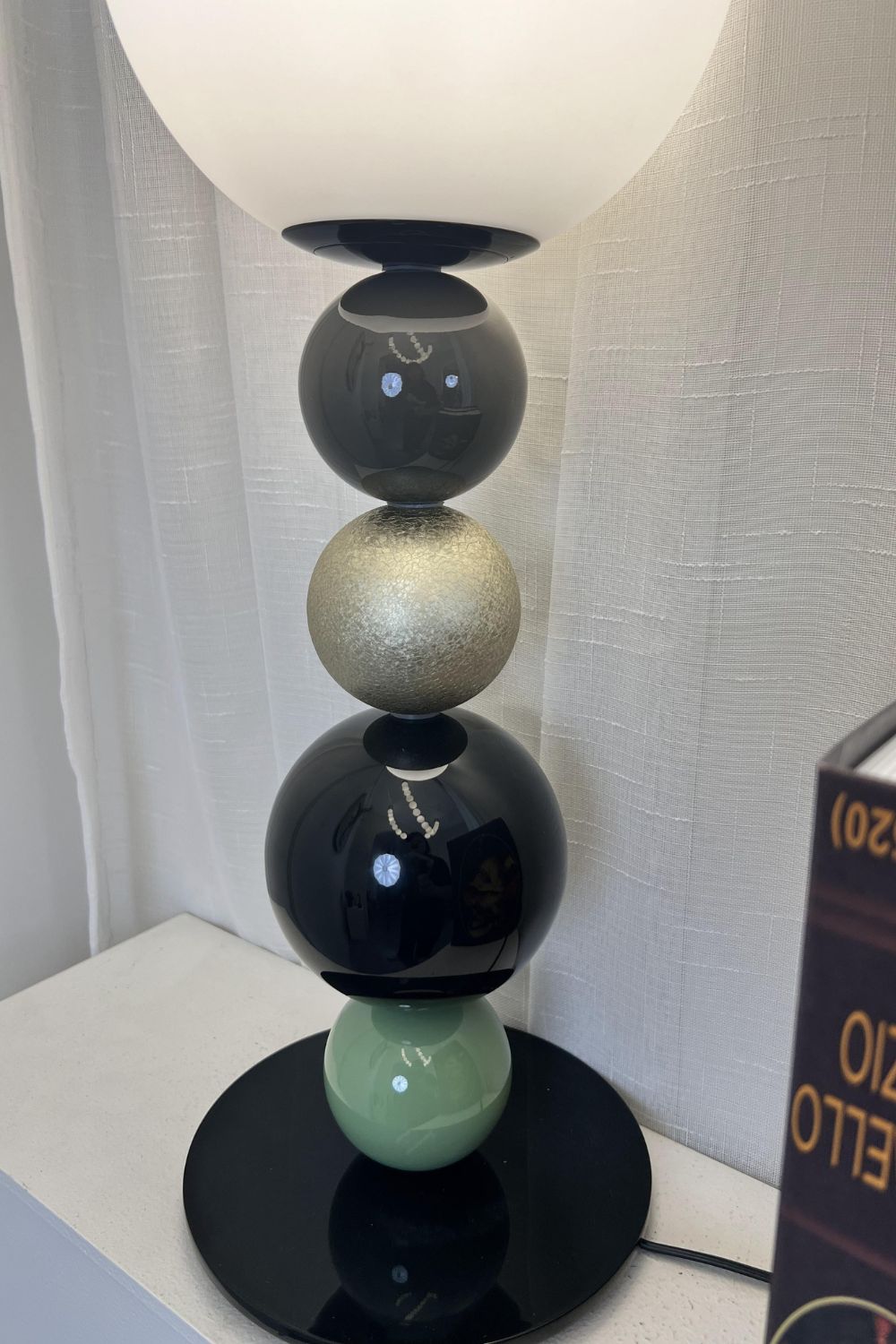 Colorful Round Ball Table Lamp
