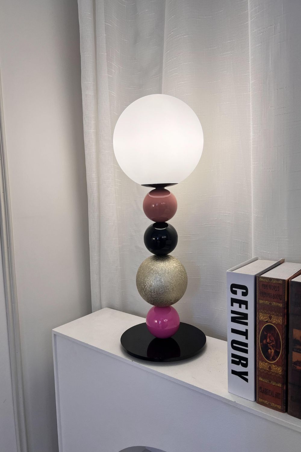 Colorful Round Ball Table Lamp