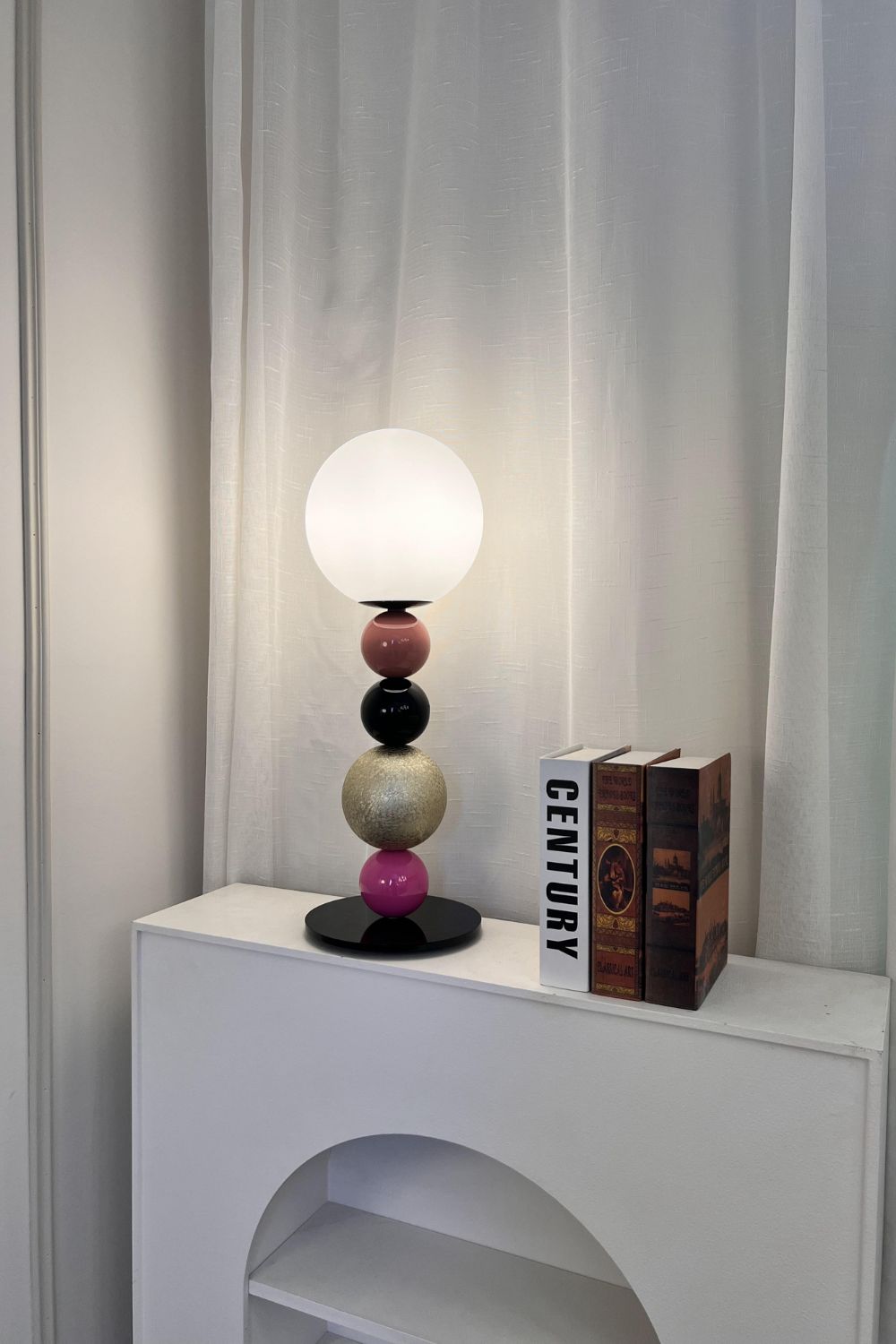 Colorful Round Ball Table Lamp