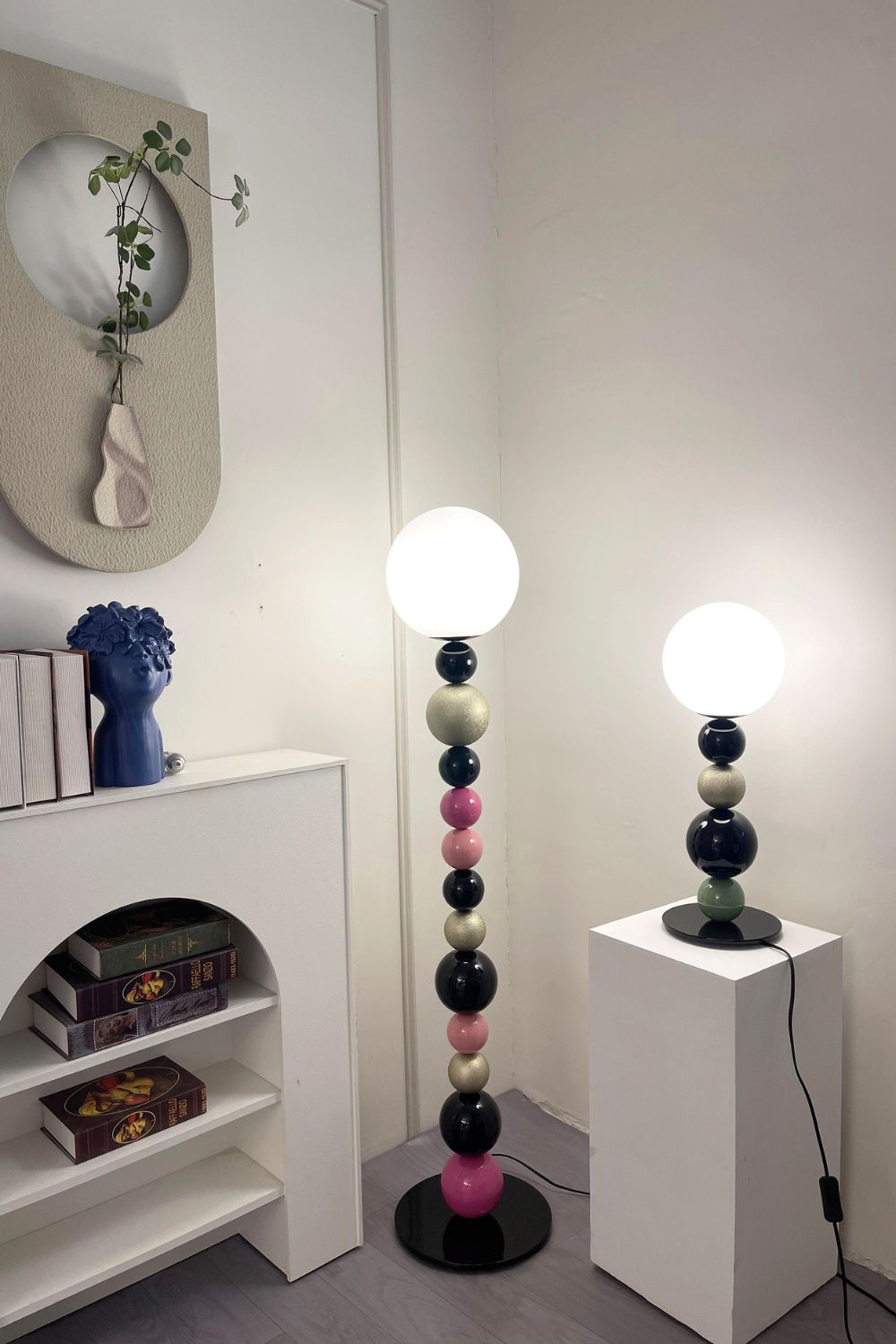 Colorful Round Ball Table Lamp