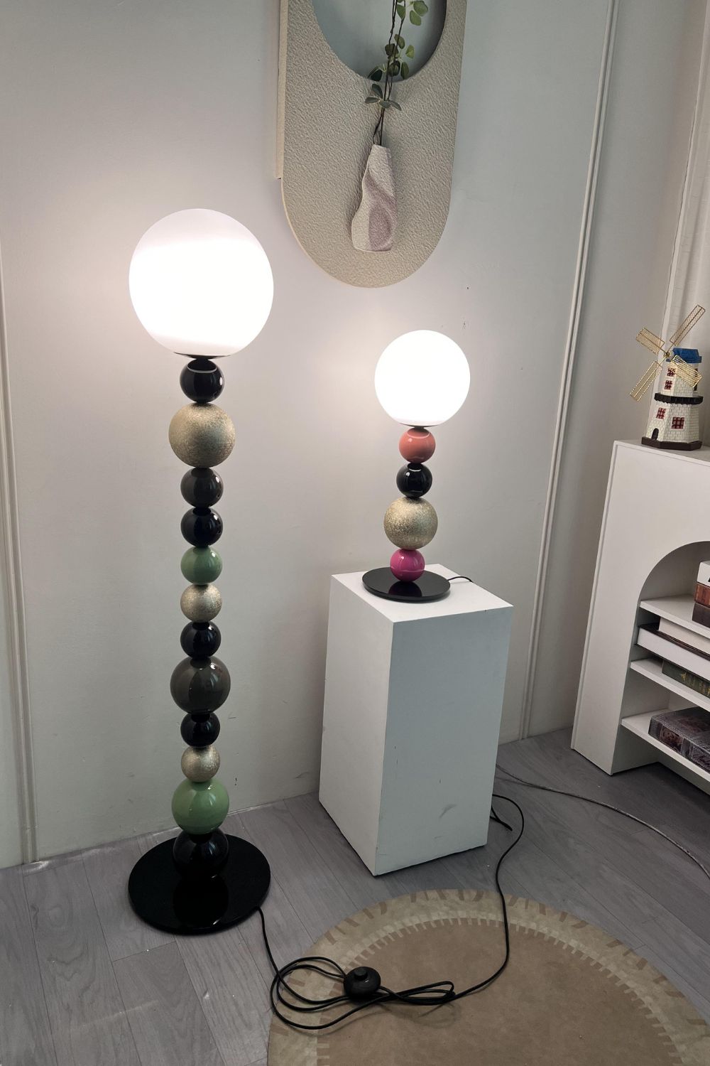 Colorful Round Ball Table Lamp