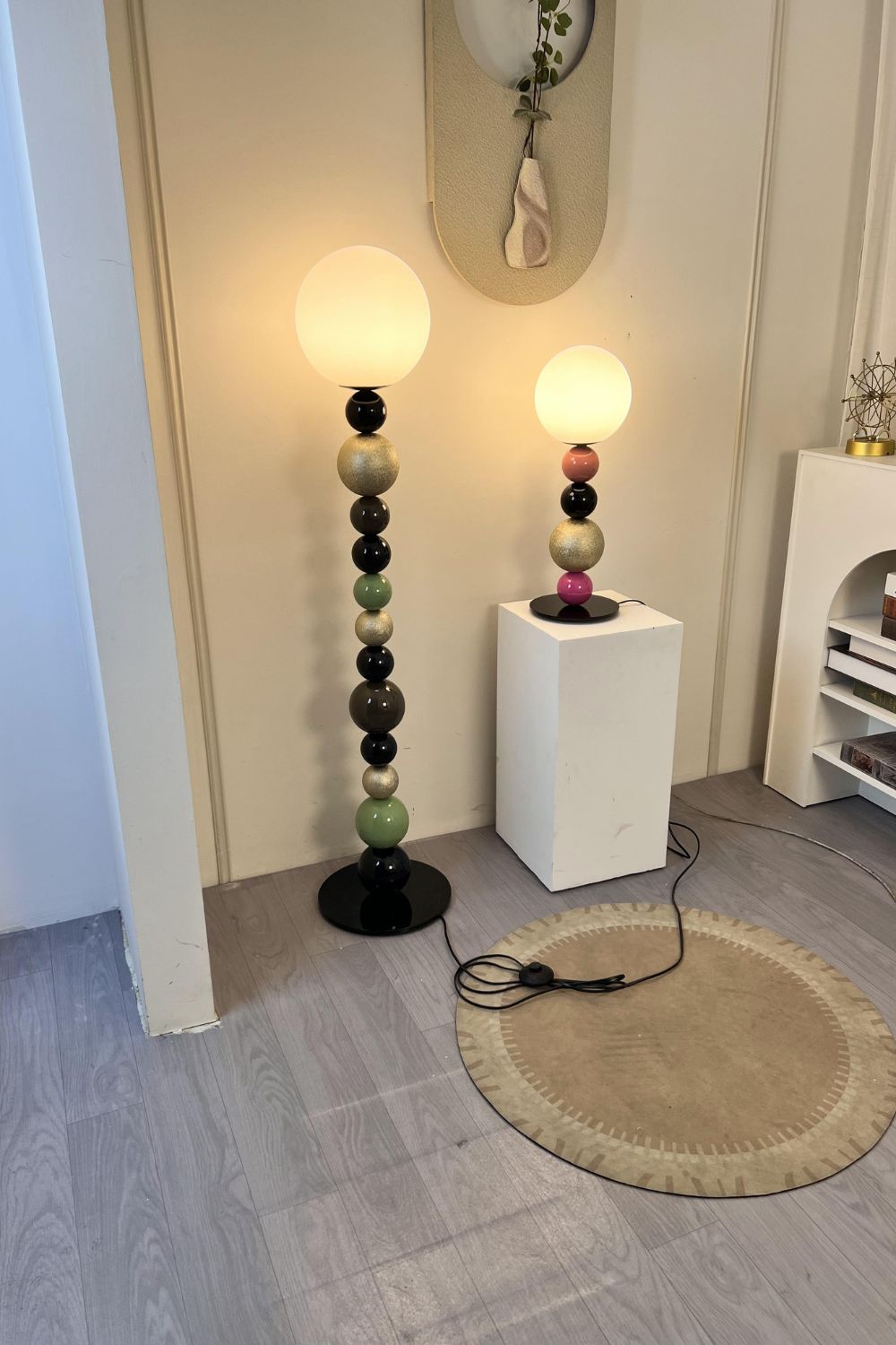 Colorful Round Ball Table Lamp