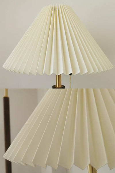 Cone Pleated Fabric Table Lamp - SamuLighting