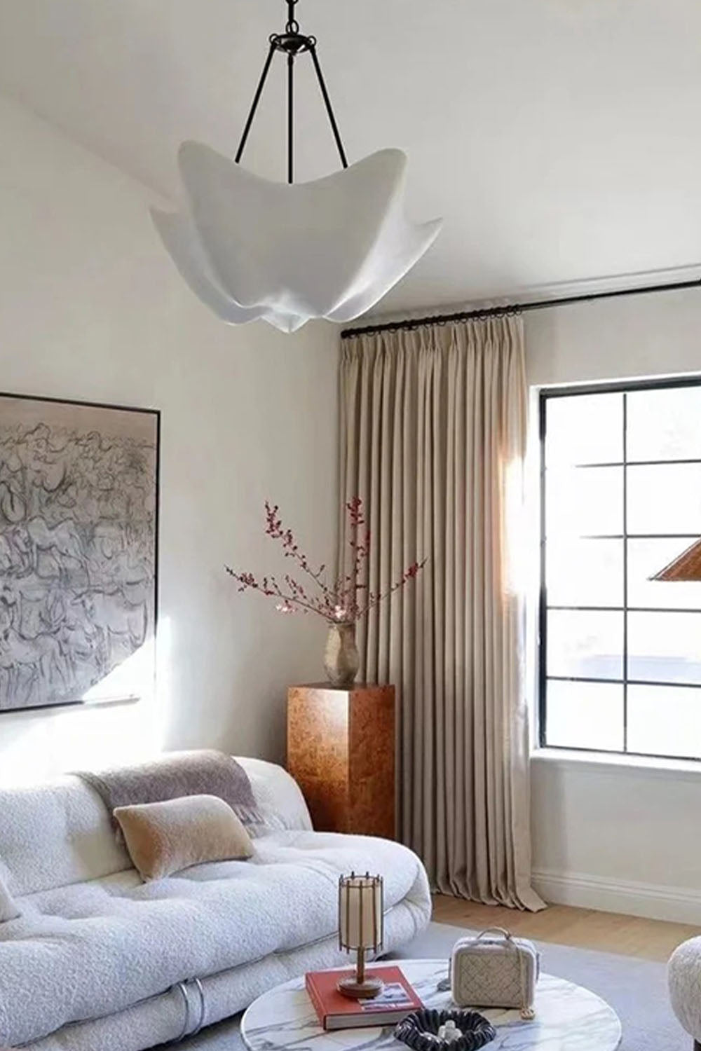 Cosima Plaster Chandelier
