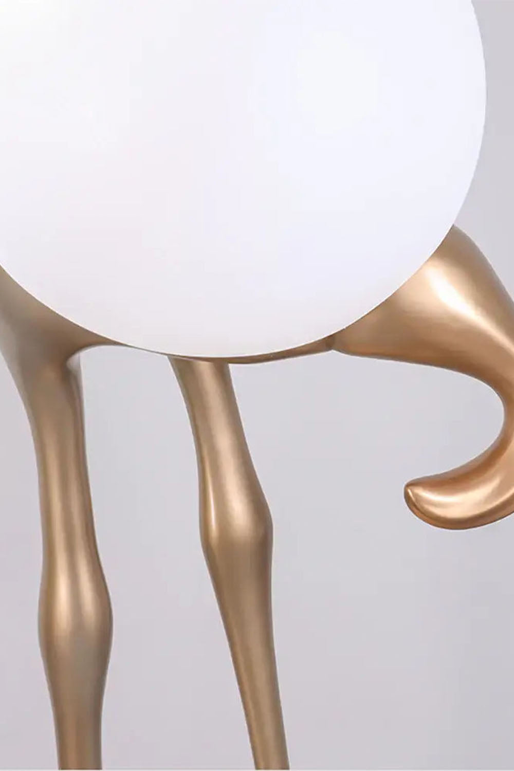 Crane-Shaped Sculpture Floor Lamp