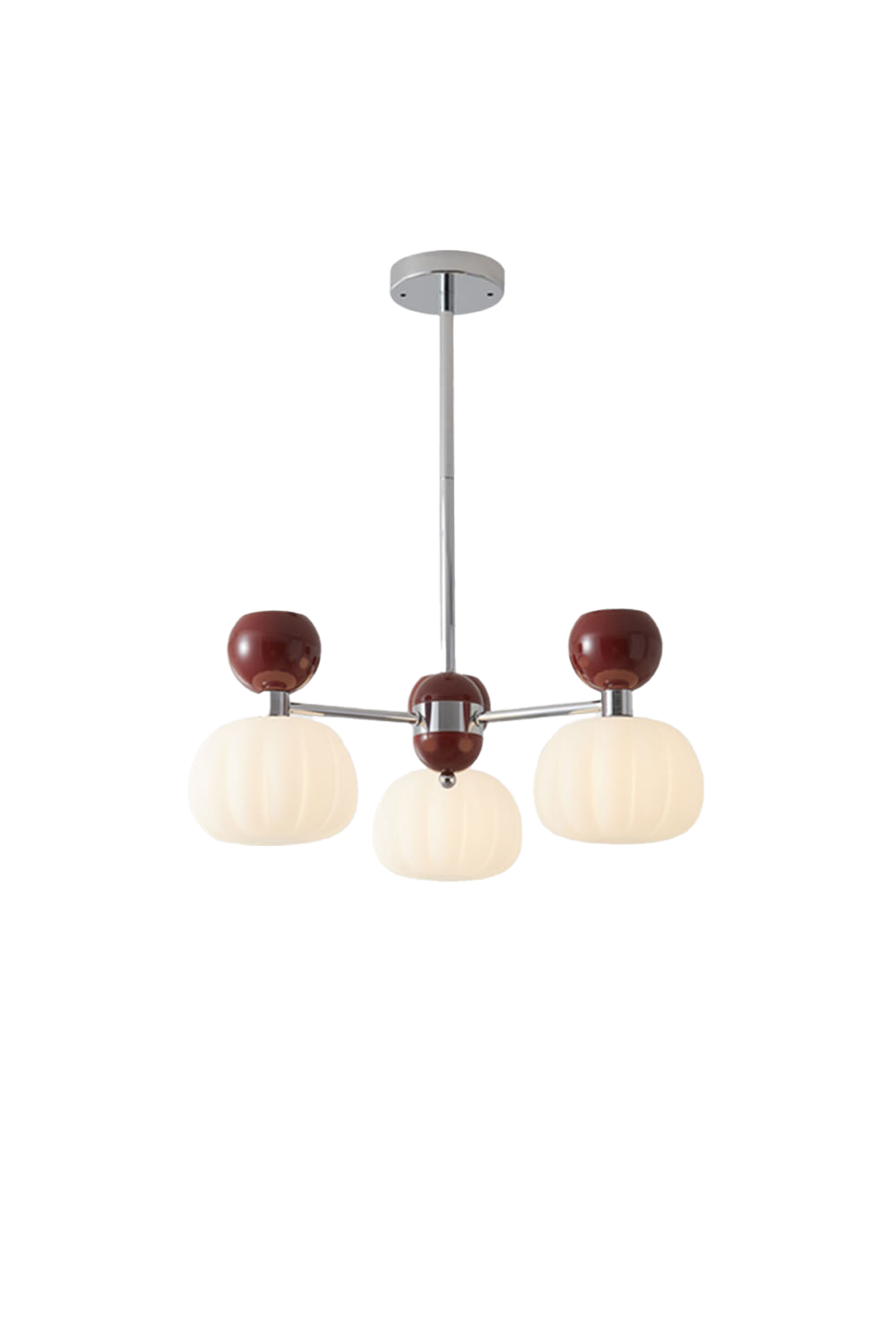 Cream Pumpkin Chandelier