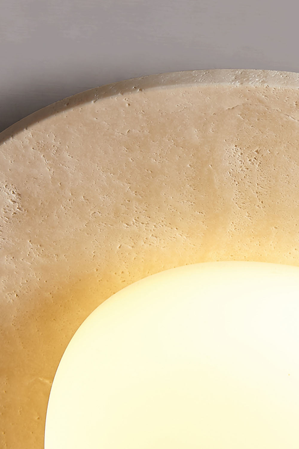 Cream Wabi-Sabi Ceiling Lamp