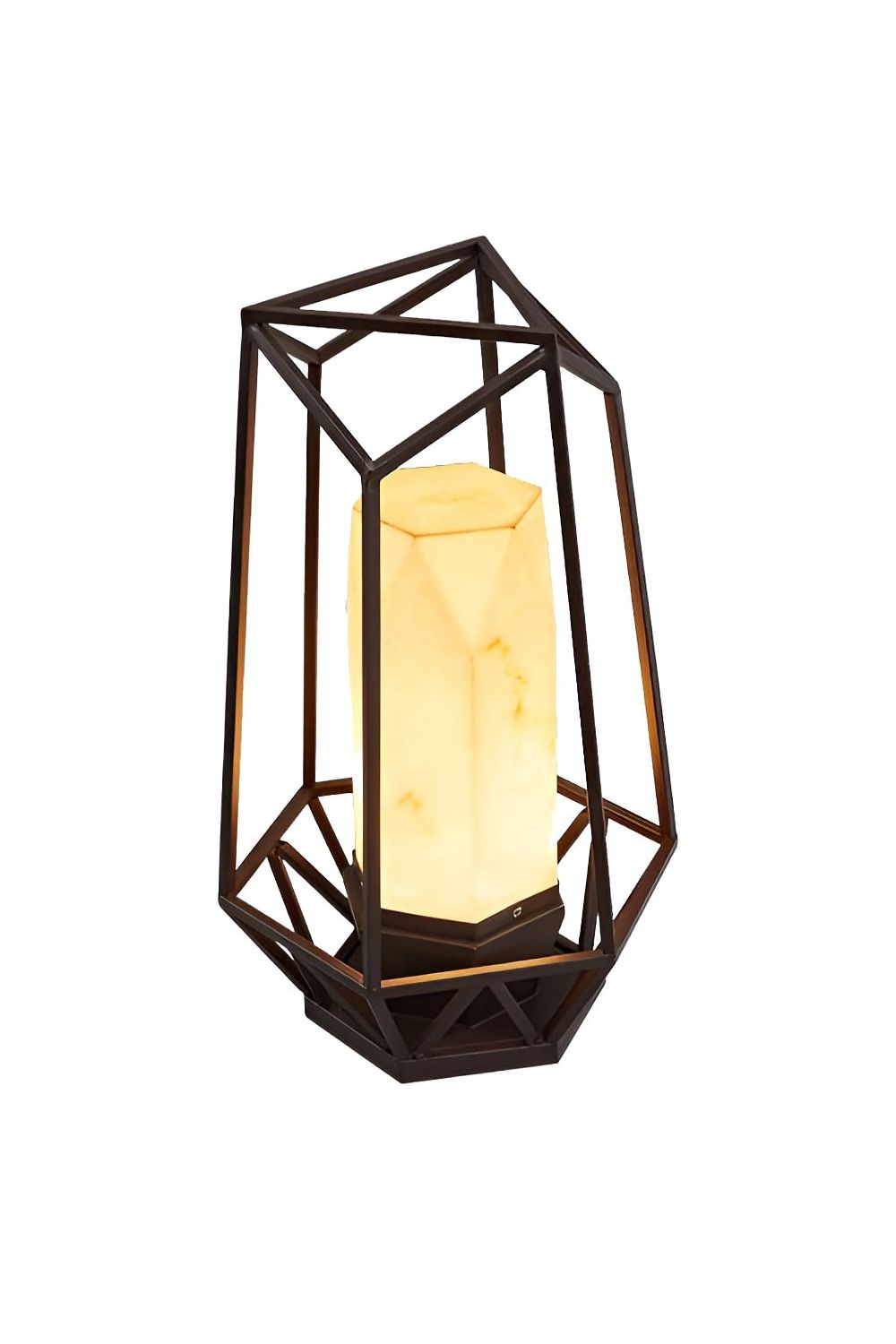 Rectangular Post Lights Creative Polygonal Outdoor Post Lights – SamuLighting