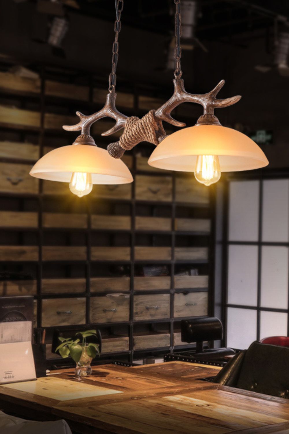 Creative glass antler chandelier - SamuLighting