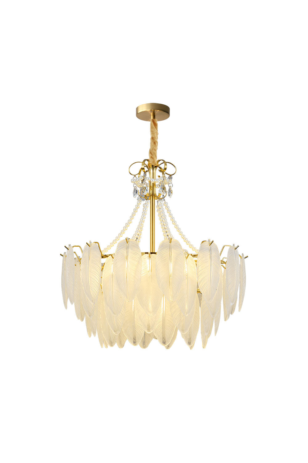 Crystal Feather Chandeliers - SamuLighting