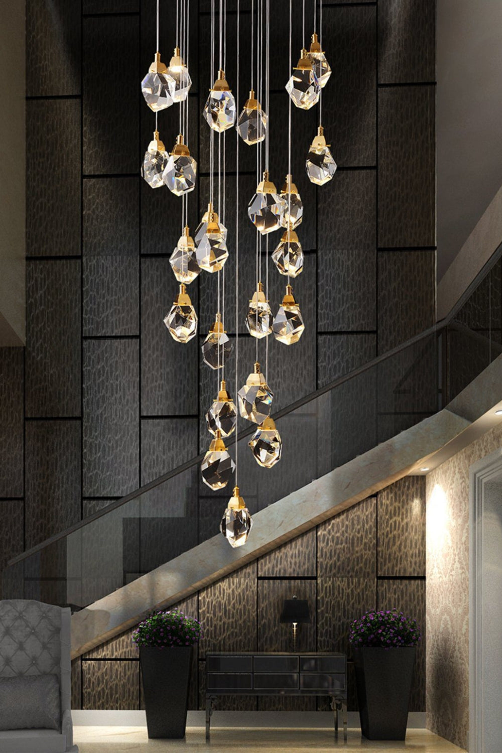 Crystal Suspended lights - SamuLighting