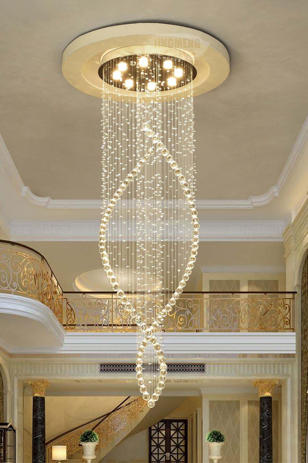 Crystal Swirl Chandelier - SamuLighting