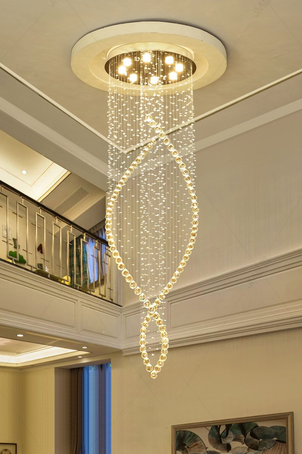 Crystal Swirl Chandelier - SamuLighting