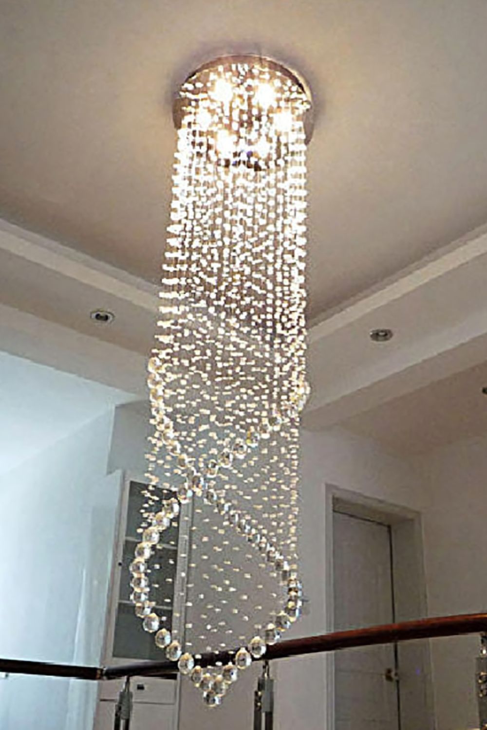 Crystal Swirl Chandelier - SamuLighting