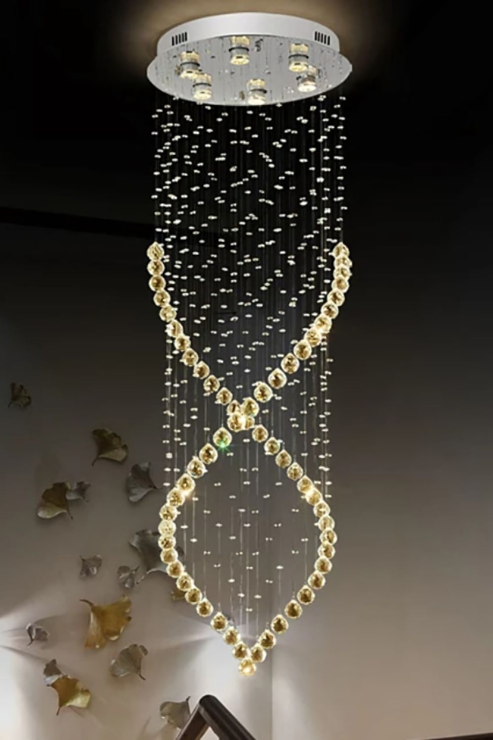 Crystal Swirl Chandelier - SamuLighting