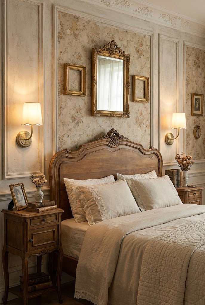 Curved Arm Fabric Shade Wall Sconce