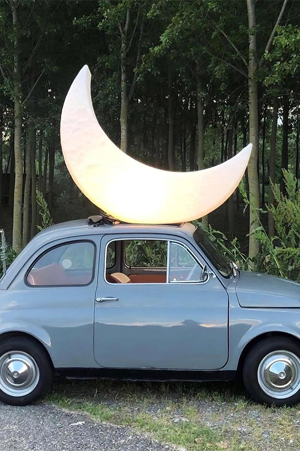 Curved Moon Floor Lamp