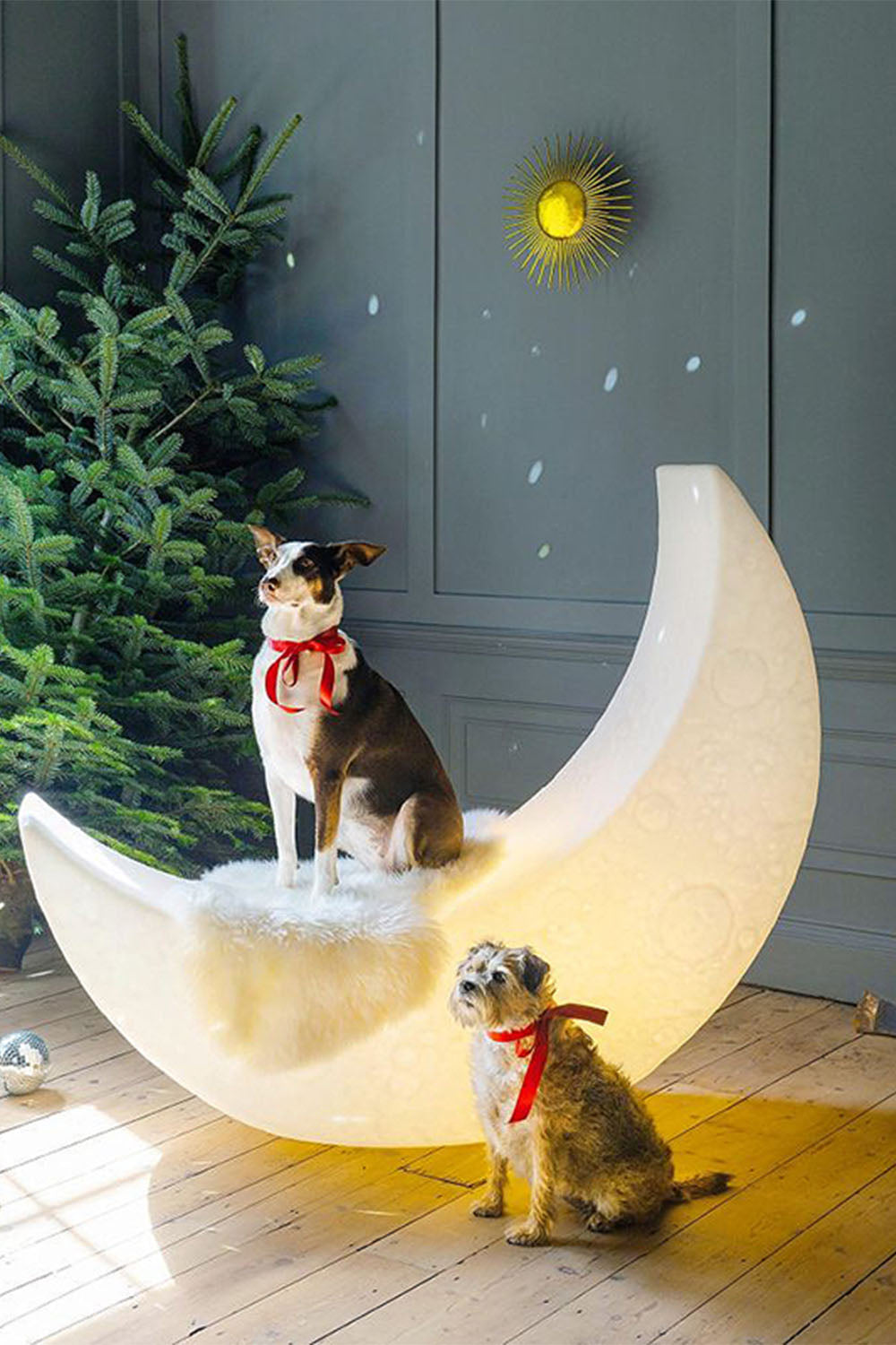 Curved Moon Floor Lamp