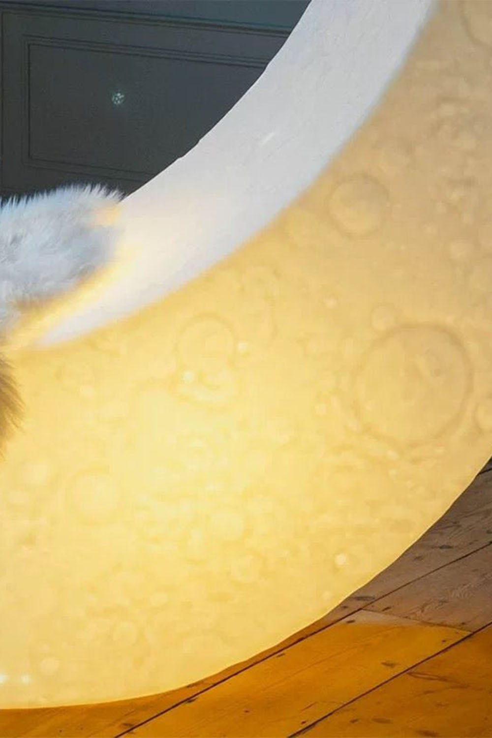 Curved Moon Floor Lamp