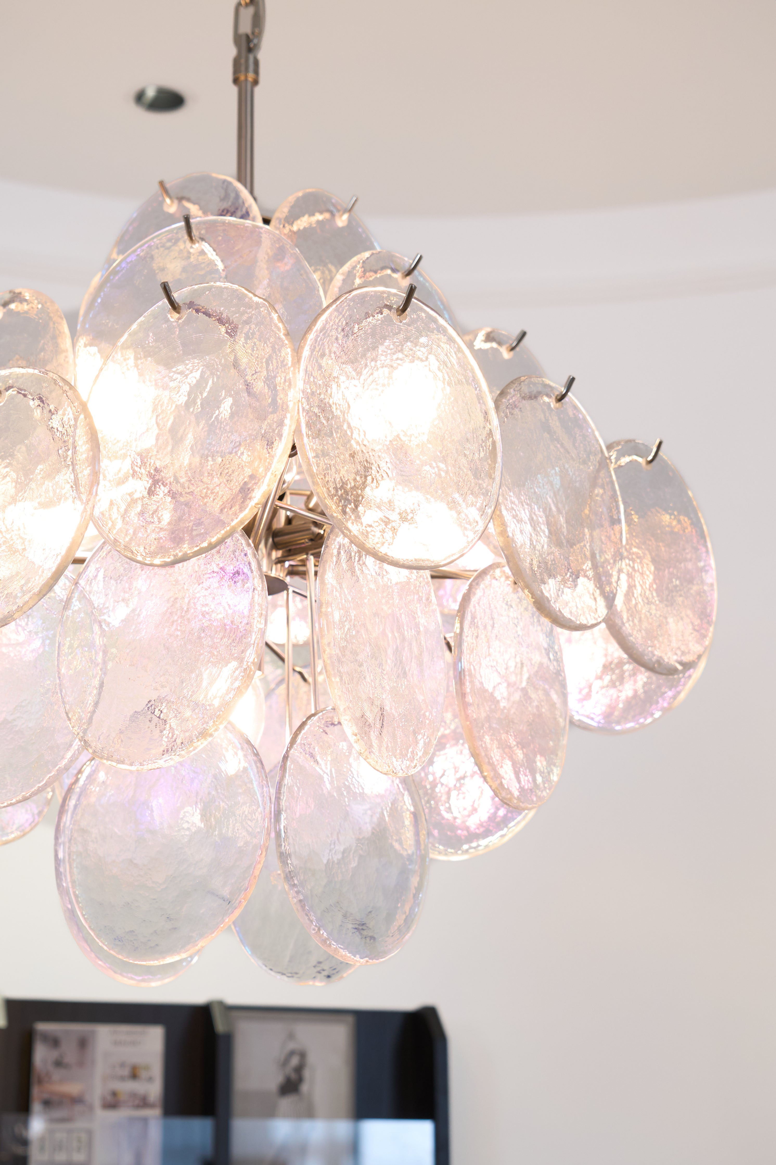 Aurelia Lridescent Murano Chandelier