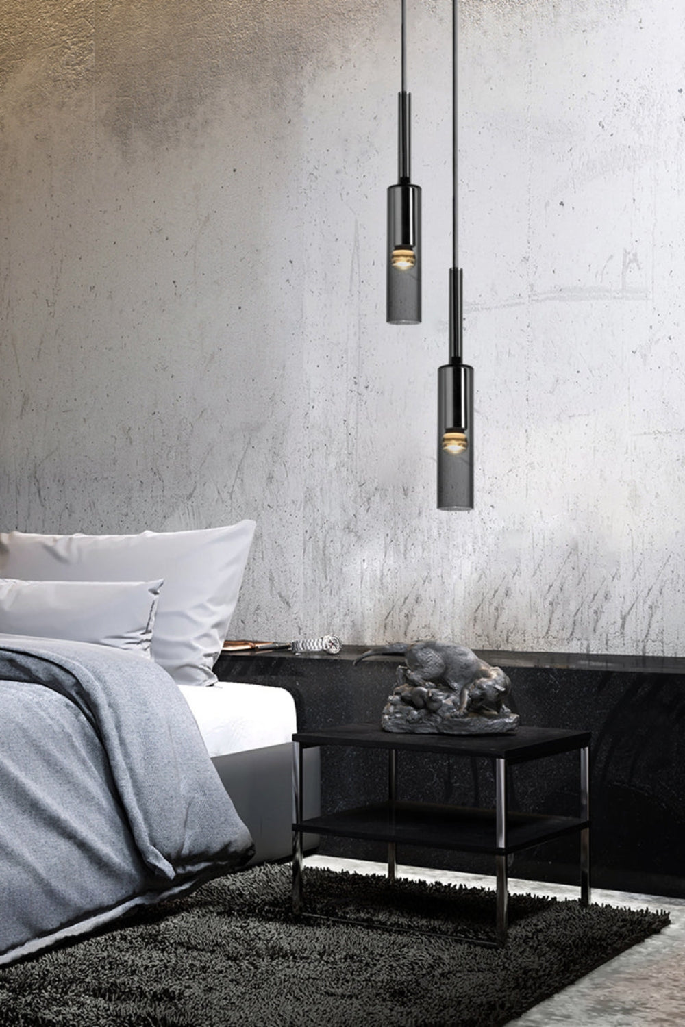 Dariel-Long Hanging Light - SamuLighting