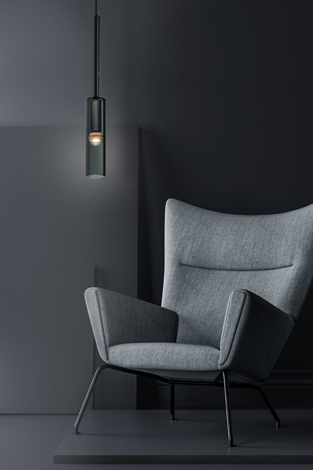 Dariel-Long Hanging Light - SamuLighting