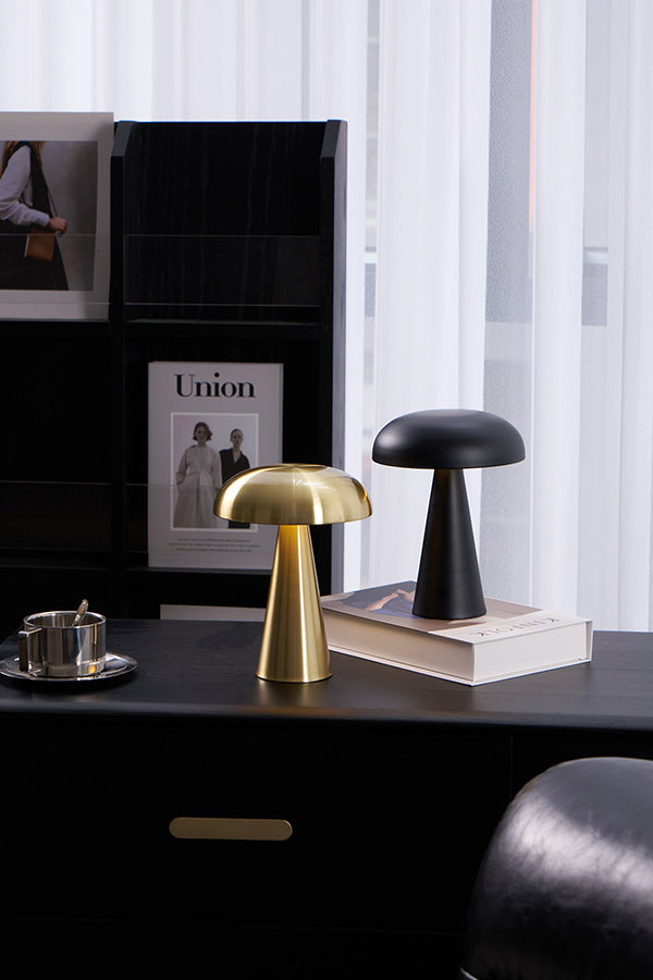 Cordless Mushroom Table Lamp