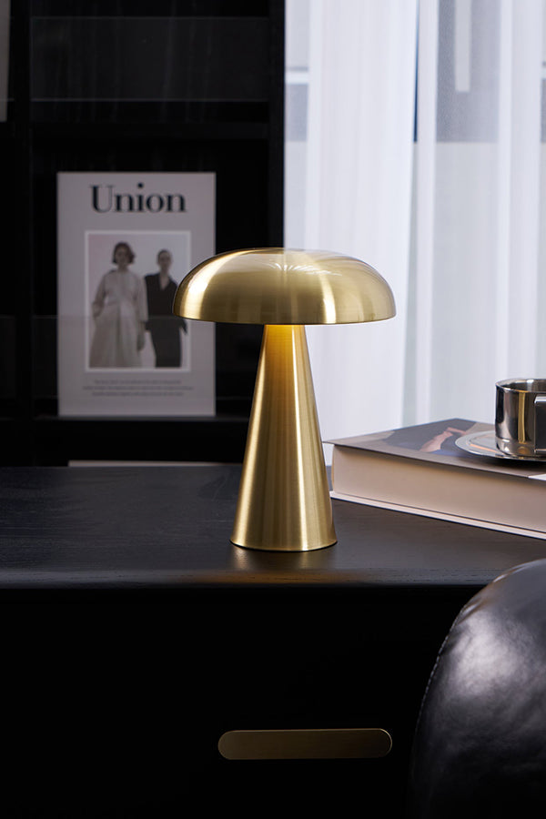 Cordless Mushroom Table Lamp