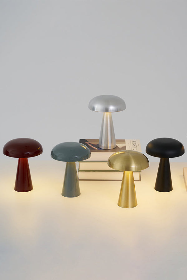 Cordless Mushroom Table Lamp