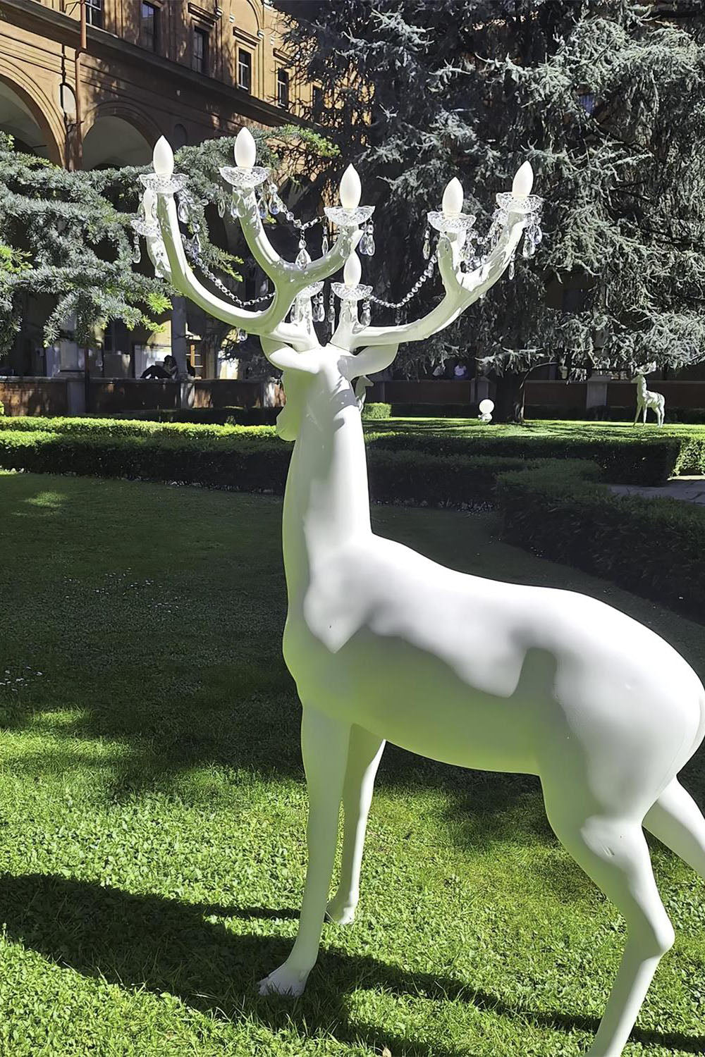 Deer Sculpture Floor Lamp