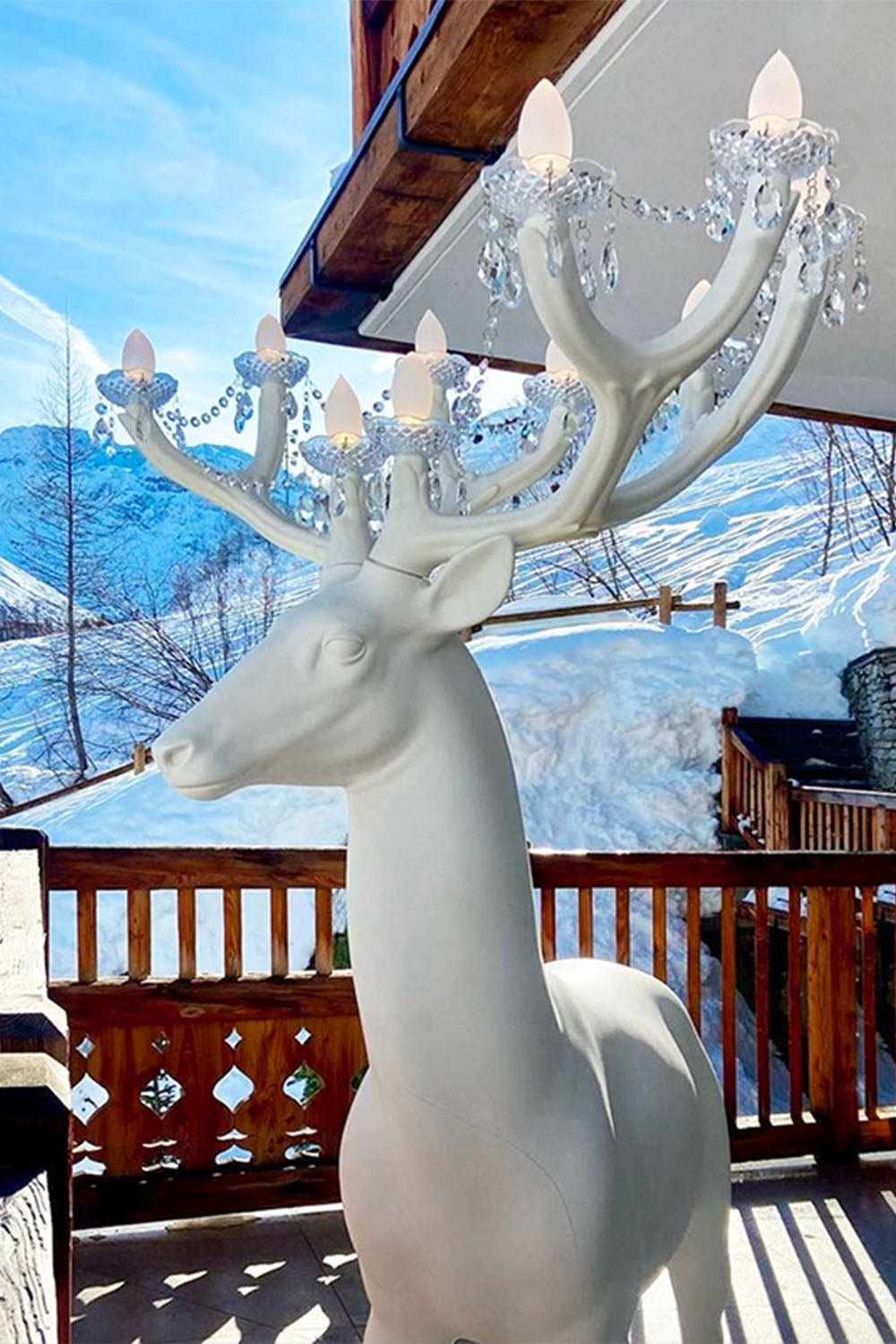 Deer Sculpture Floor Lamp